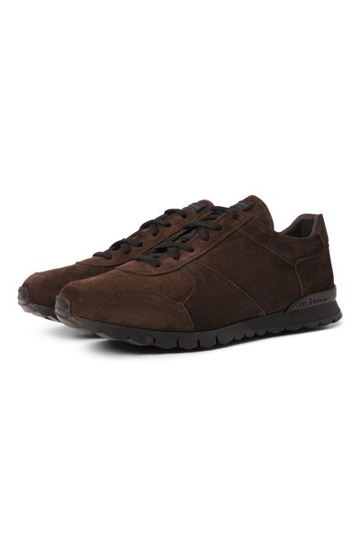 Мужские замшевые кроссовки KITON, арт. USSA114N01490/FUR
