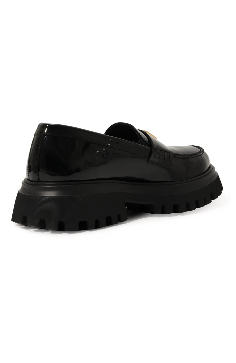 Кожаные лоферы DOLCE & GABBANA, арт. D11290/A1067, фото 3