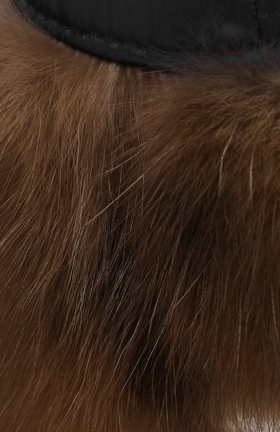 Шапка-ушанка с отделкой из меха соб оля FURLAND, арт. 0017114210005100005, фото 3