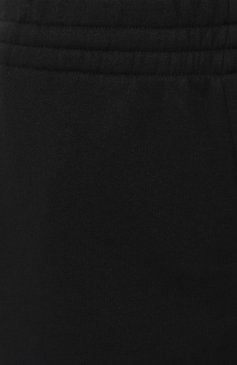 Женские хлопковые брюки HELMUT LANG черного цвета, арт. 001HW202 | Фото 5 (Длина (брюки, джинсы): Стандартные; Женское Кросс-КТ: Брюки-одежда; Силуэт Ж (брюки и джинсы): Прямые; Материал сплава: Проставлено; Материал внешний: Хлопок; Стили: Спорт-шик; Драгоценные камни: Проставлено)