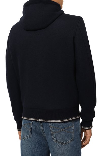 Шерстяная толстовка L.B.M. 1911 темно-синего цвета по цене 78650 руб., арт. 9375/35703, фото 4 Шерстяная толстовка L.B.M. 1911, арт. 9375/35703, фото 4