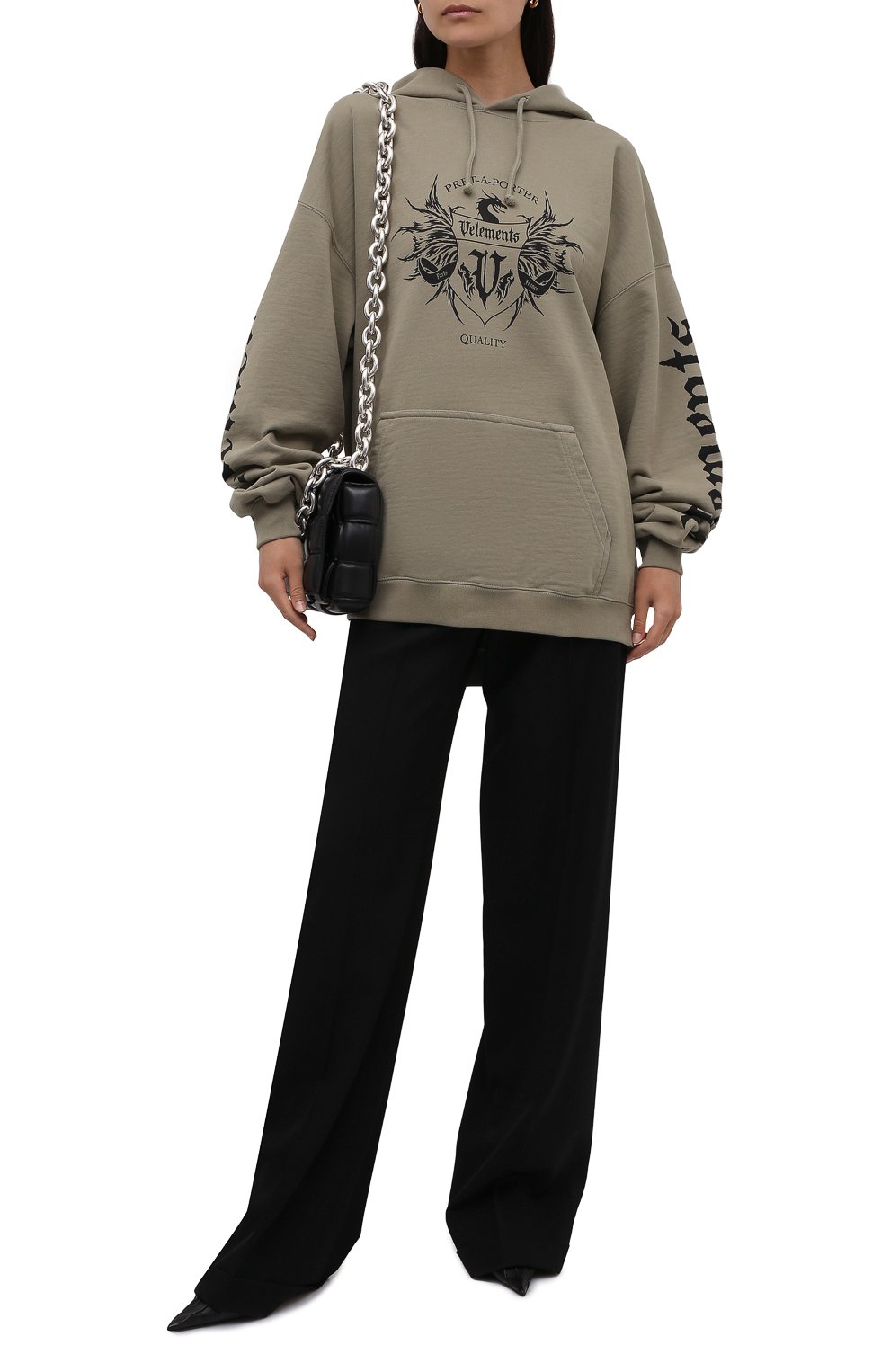 Хлопковое худи VETEMENTS, арт. UA52TR900G 1606/W, фото 2
