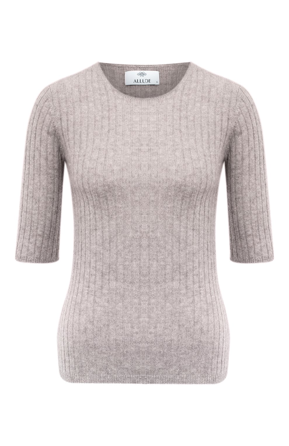 Кашемировый пуловер ALLUDE бежевого цвета по цене 19950 руб., арт. 205/11135, фото 1 Кашемировый пуловер ALLUDE, арт. 205/11135, фото 1