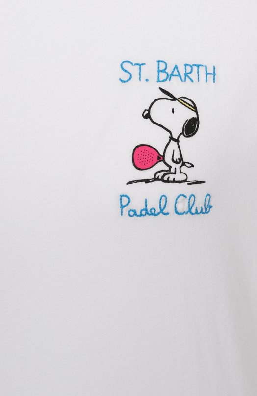 Хлопковая футболка MC2 Saint Barth STBW EMILIE/03138H Белый  STBW EMILIE/03138H Фото 6