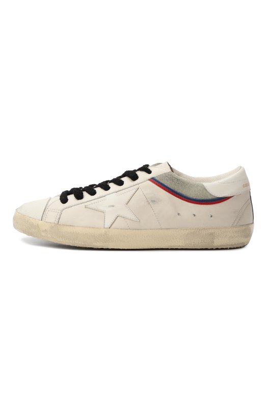 Кожаные кеды Super Star Golden Goose Deluxe Brand GMF00841.F006866 Белый  GMF00841.F006866 Фото 4