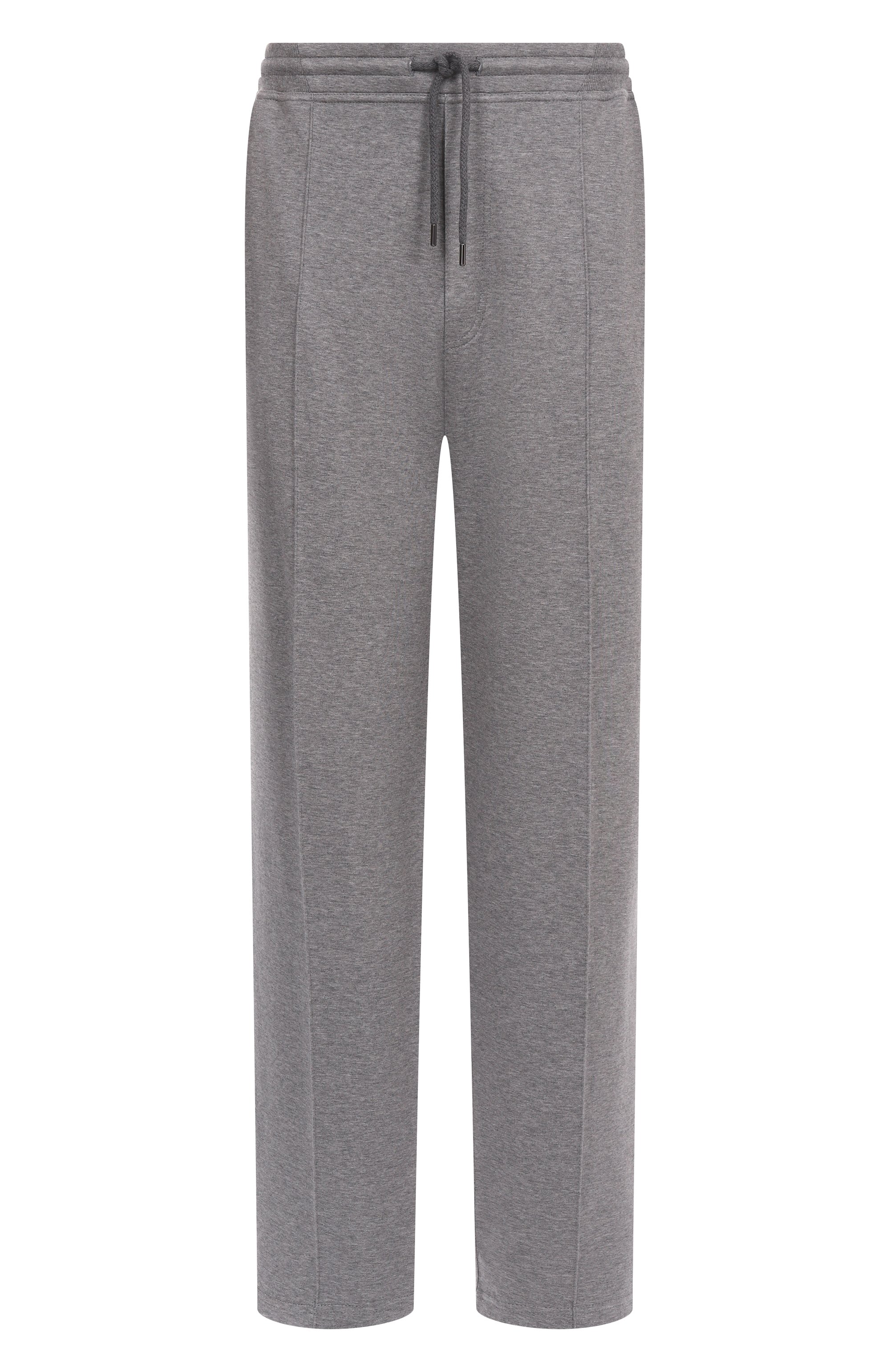 Брюки из хлопка и кашемира BRUNELLO CUCINELLI, арт. MM8313212G, фото 1