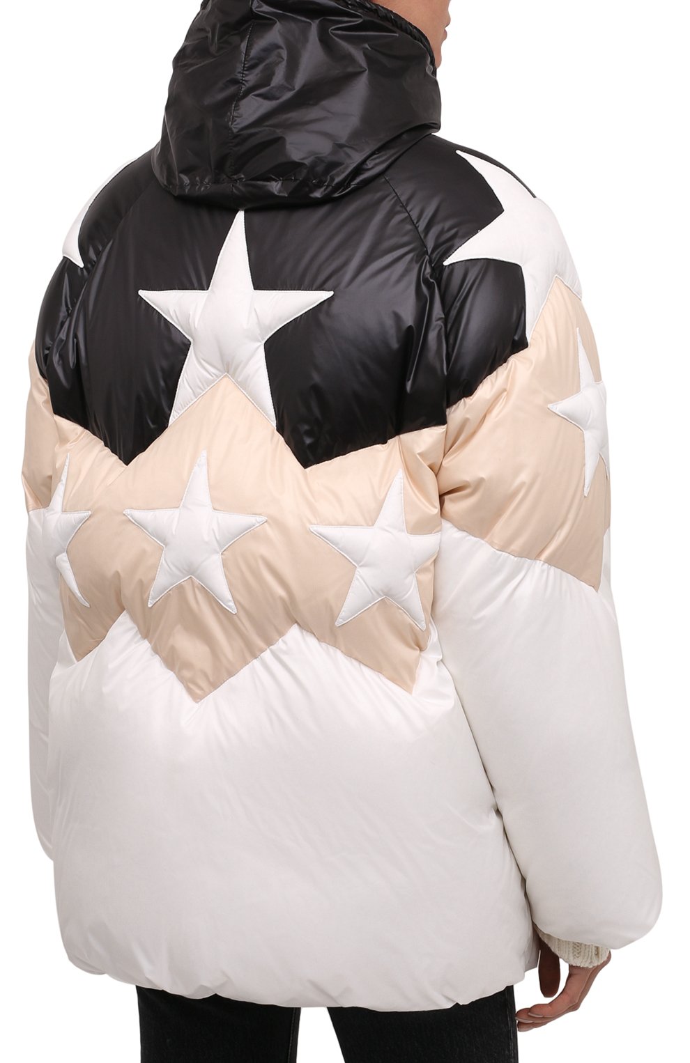 Пуховик MIU MIU кремового цвета по цене 340000 руб., арт. ML779-1ZQX-F0009, фото 4 Пуховик MIU MIU, арт. ML779-1ZQX-F0009, фото 4