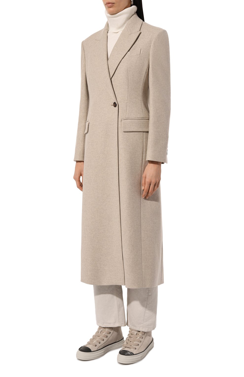 Шерстяное пальто BRUNELLO CUCINELLI, арт. MD5919881, фото 3