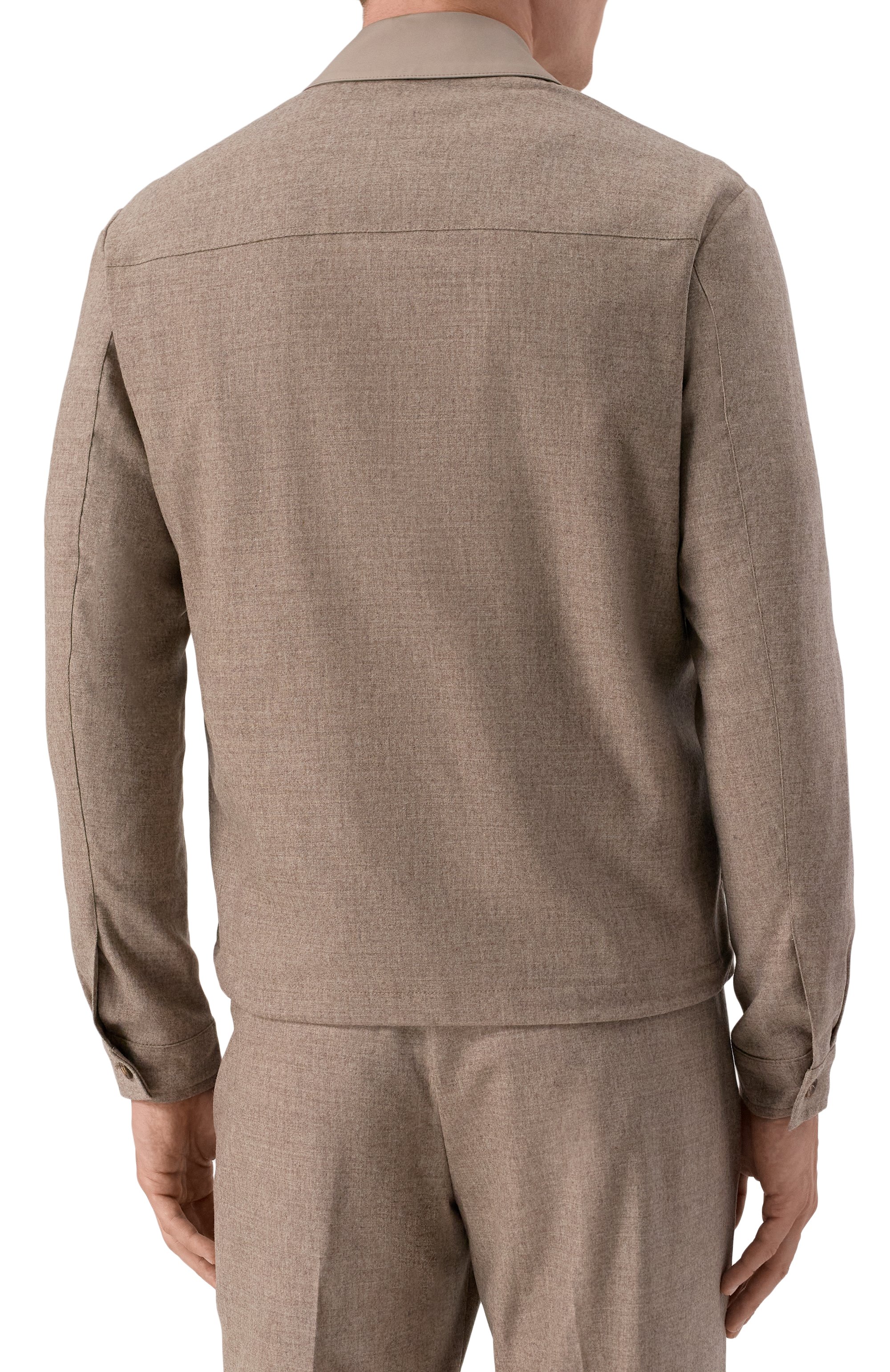 Куртка-рубашка из шерсти и кашемира MARCO PESCAROLO, арт. VENTIDUE/52F29, фото 4