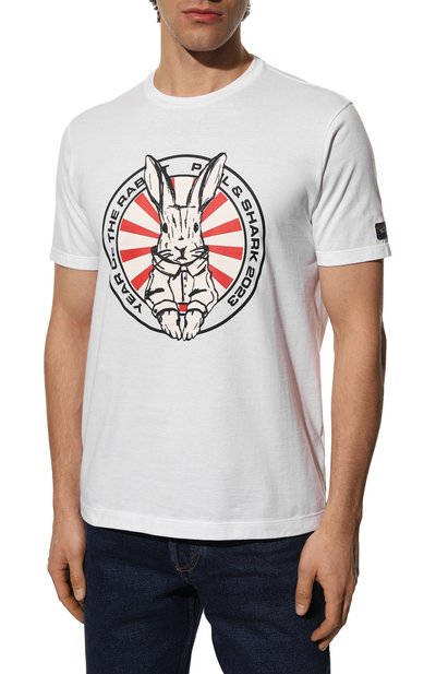 Хлопковая футболка PAUL&SHARK, арт. 23411499/C00/3XL-6XL, фото 3