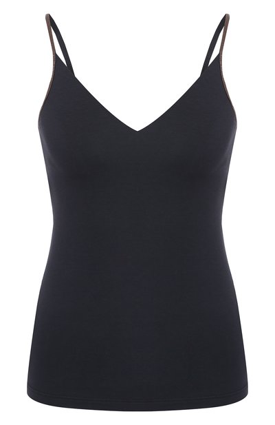 Женский хлопковый топ BRUNELLO CUCINELLI, арт. M0T18BA712