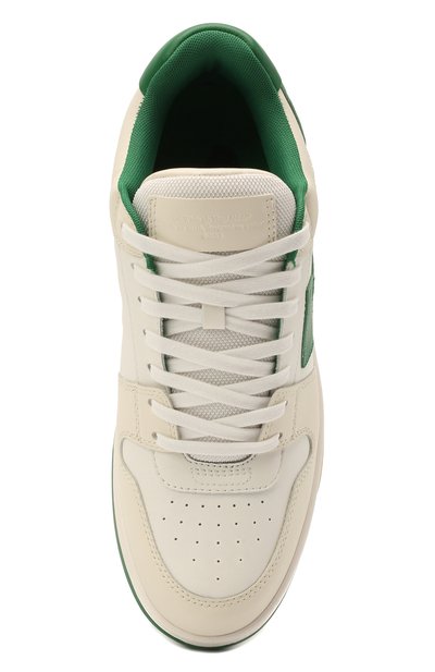 Кожаные кеды out of office OFF-WHITE, арт. 0MIA189R21LEA0010155, фото 5