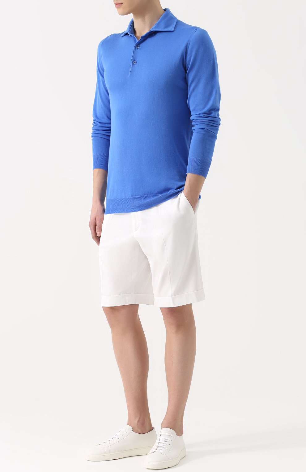 Хлопковое поло KITON, арт. UK845, фото 2