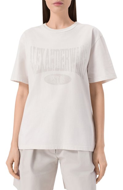 Хлопковая футболка ALEXANDERWANG.T, арт. 4CC2251542, фото 3