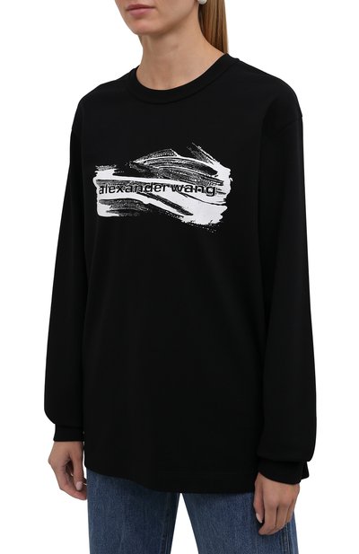 Хлопковый лонгслив ALEXANDER WANG, арт. UCC3211444, фото 3