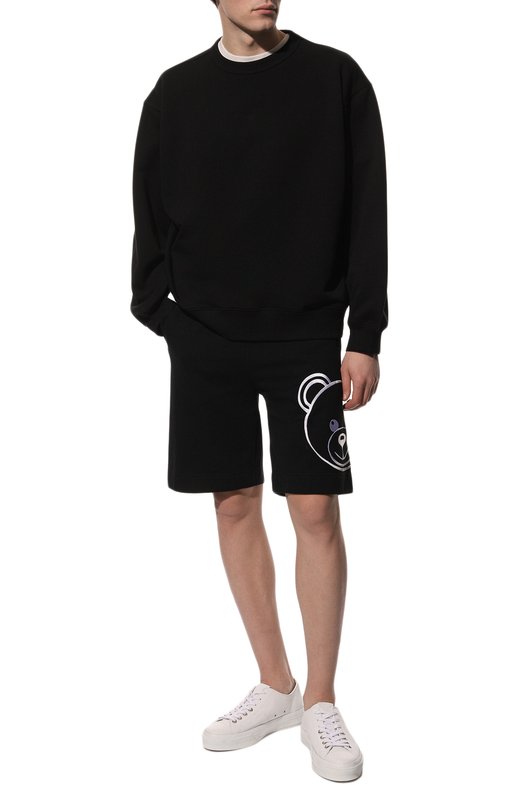 Хлопковые шорты Moschino Чёрный, фото 2