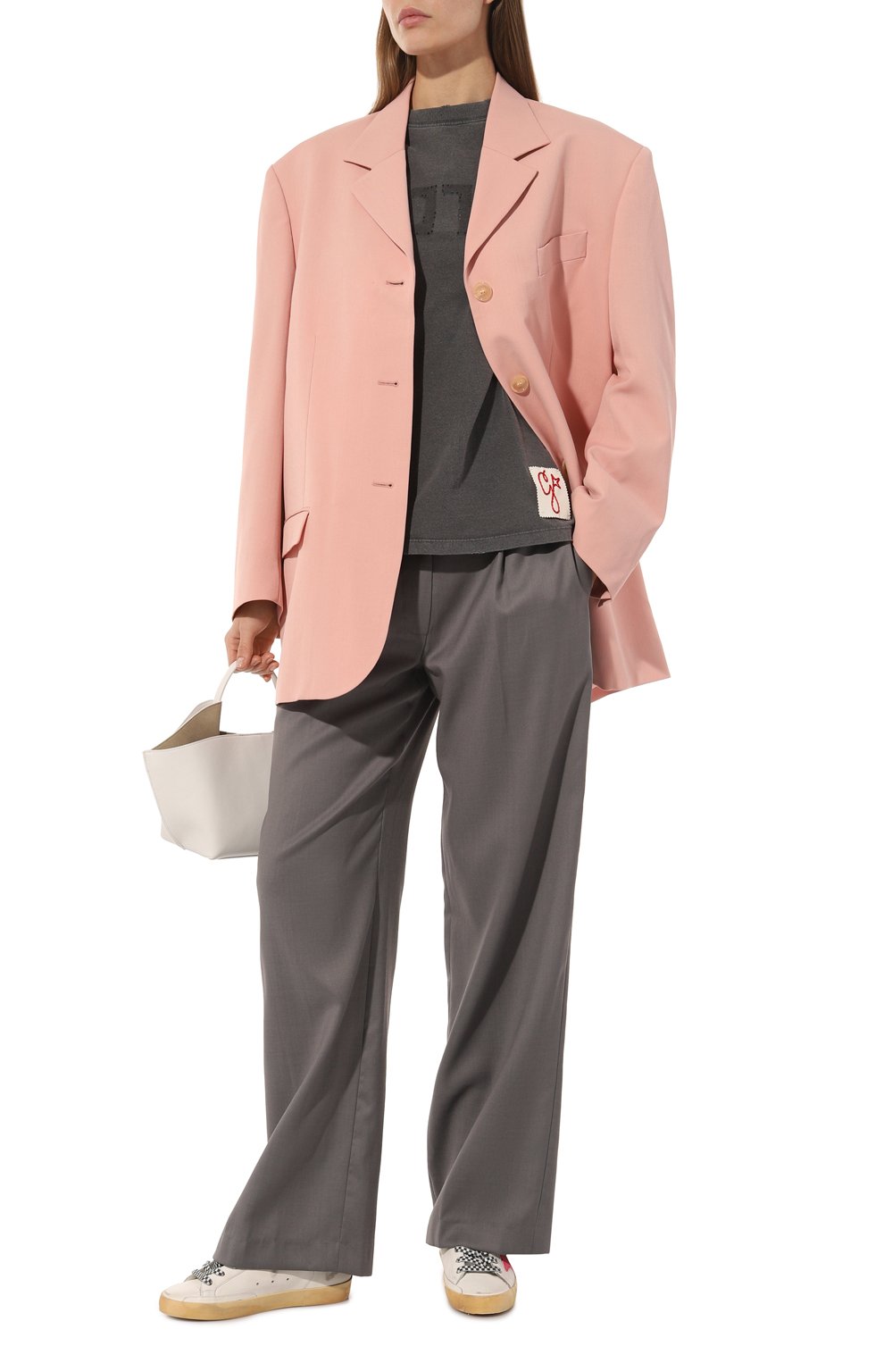 Хлопковая футболка GOLDEN GOOSE DELUXE BRAND, арт. GWP01220/P00067160318, фото 2