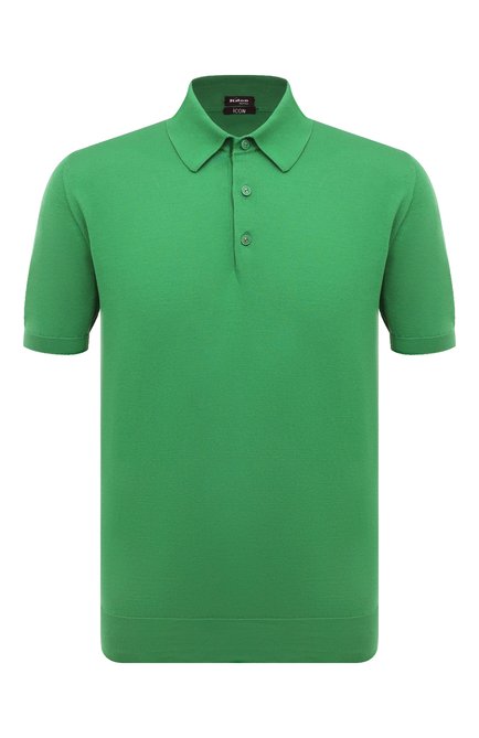 Мужская хлопковое поло KITON, арт. UMKXX33K3