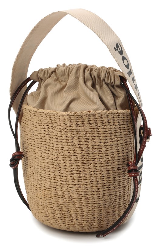 Сумка Woody small Chloé CHC22SS381G55 Бежевый  CHC22SS381G55 Фото 4