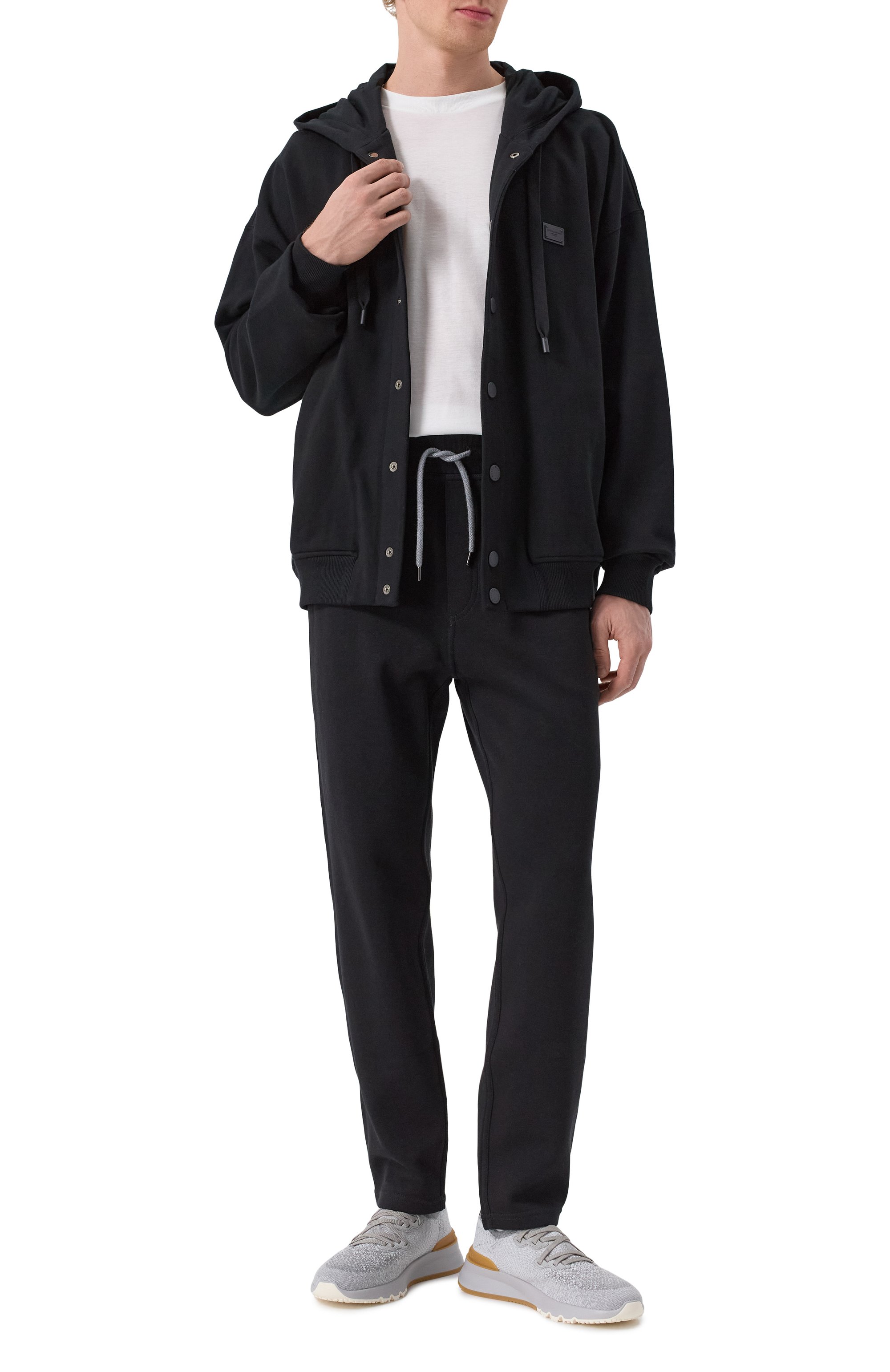 Брюки из хлопка и кашемира BRUNELLO CUCINELLI, арт. MM831B2330, фото 2