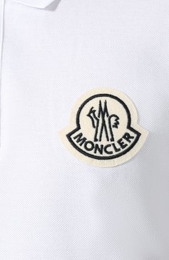 Мужское хлопковое поло 2 moncler 1952 MONCLER GENIUS белого цвета, арт. E1-091-83236-00-84556 | Фото 5 (Застежка: Пуговицы; Рукава: Короткие; Длина (для топов): Стандартные; Материал сплава: Проставлено, Проверено; Материал внешний: Хлопок; Статус проверки: Проверено, Проверена категория; Драгоценные камни: Проставлено)