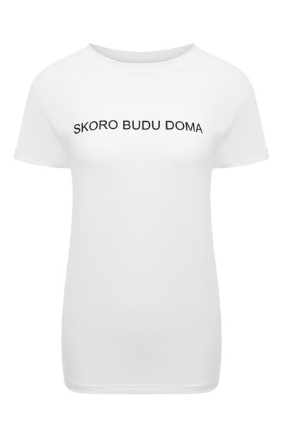 Женская хлопковая футболка SEVEN LAB, арт. T SBD white