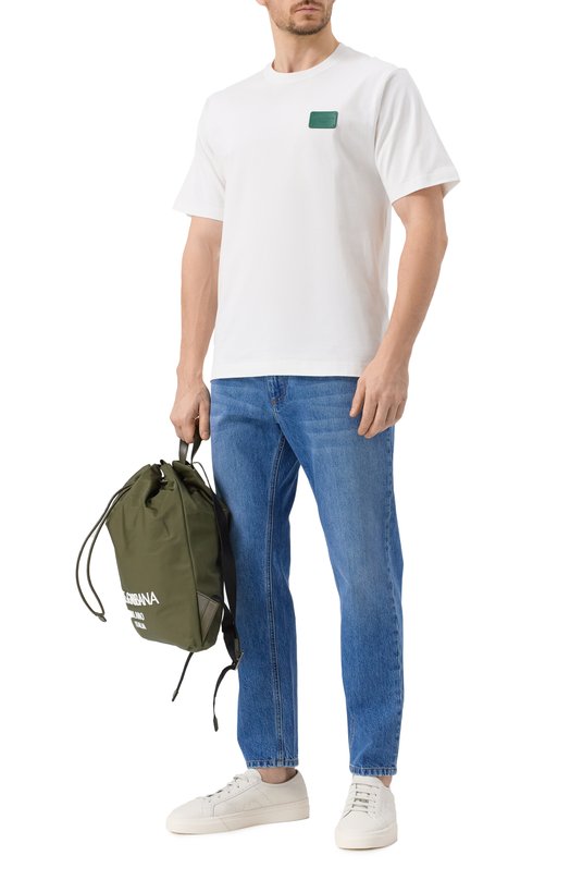 Хлопковая футболка Dolce & Gabbana G8PN9T/G7NTW Белый  G8PN9T/G7NTW Фото 2