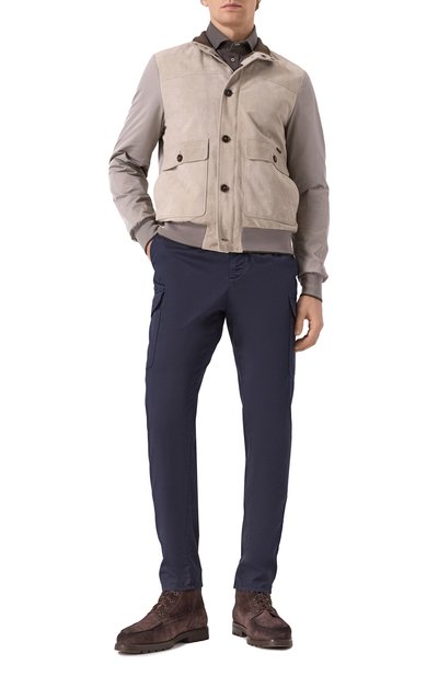 Мужские хлопковые брюки-карго BRUNELLO CUCINELLI, арт. M289LE1890