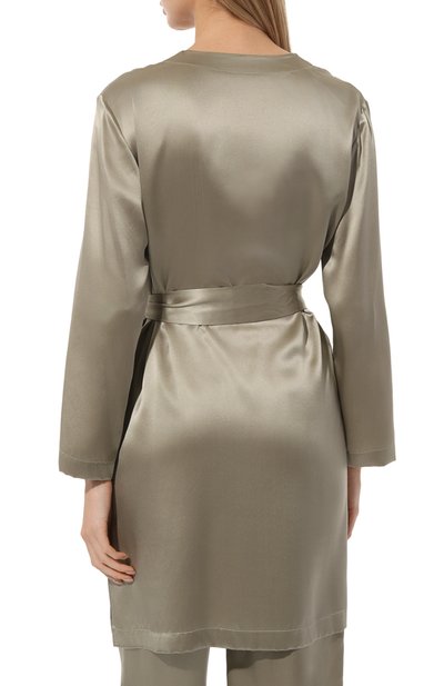 Шелковый халат LUNA DI SETA, арт. VLST08009, фото 4