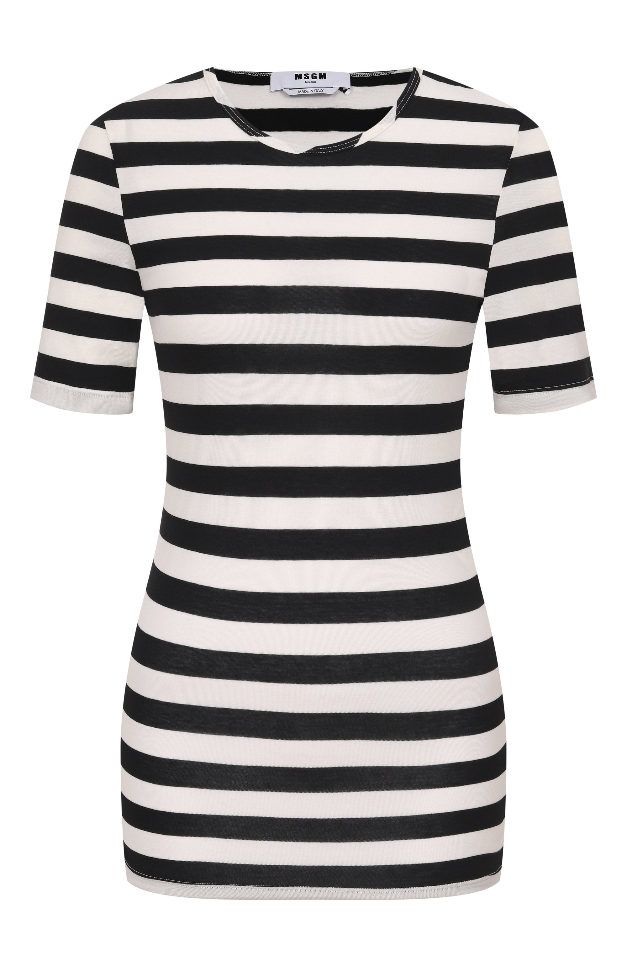 Хлопковая футболка MSGM, арт. 4042MDM82 267301/267301, фото 1