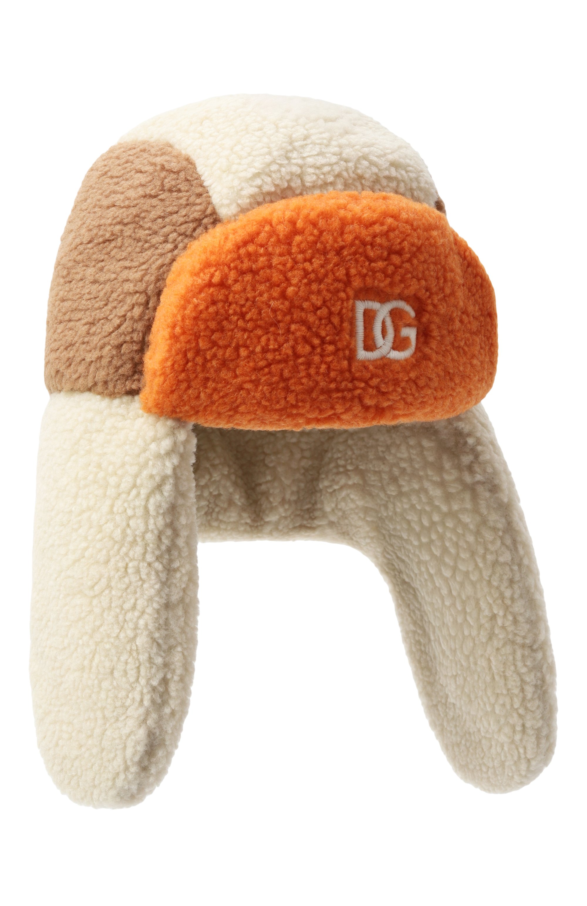 Шапка-ушанка из экомеха DOLCE & GABBANA, арт. LB5H69/FUS4F, фото 1