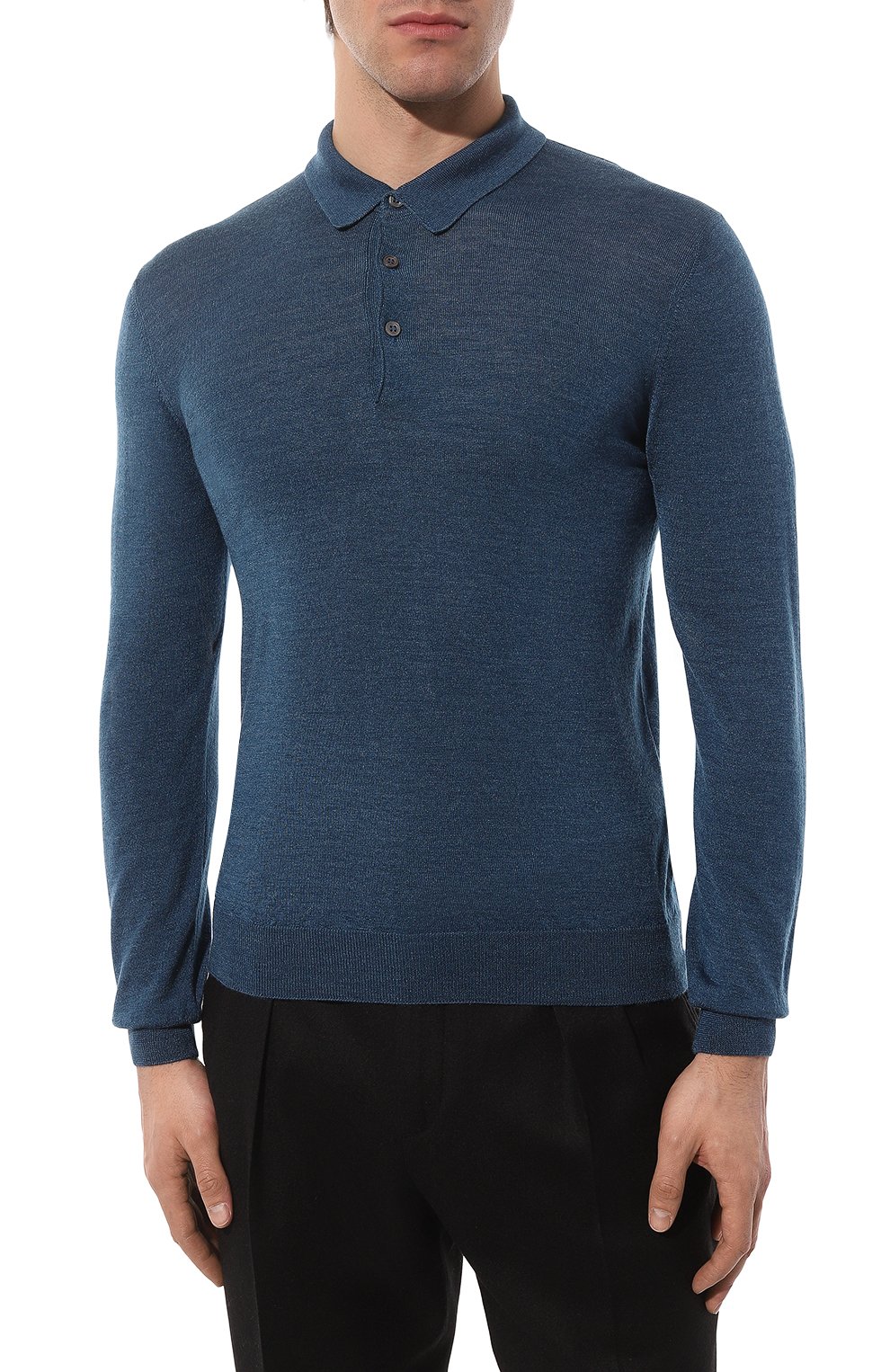 Поло из шерсти и шелка GRAN SASSO, арт. 57132/13190, фото 3