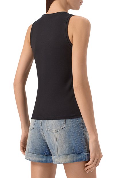 Хлопковая майка BALMAIN, арт. GF1EB075/BD40, фото 4