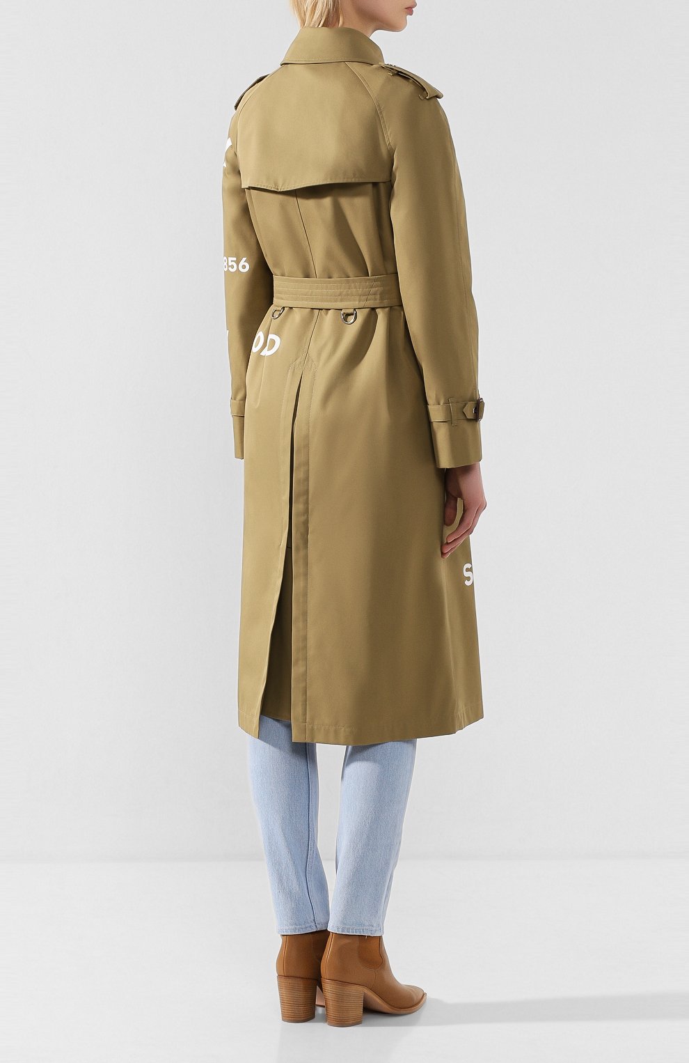 Хлопковый тренч wharfbridge BURBERRY хаки цвета по цене 340000 руб., арт. 8029927, фото 4 Хлопковый тренч wharfbridge BURBERRY, арт. 8029927, фото 4