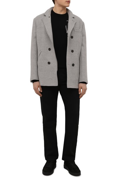 Замшевые кеды b-court BALMAIN, арт. XM1VI288/LPBS, фото 2