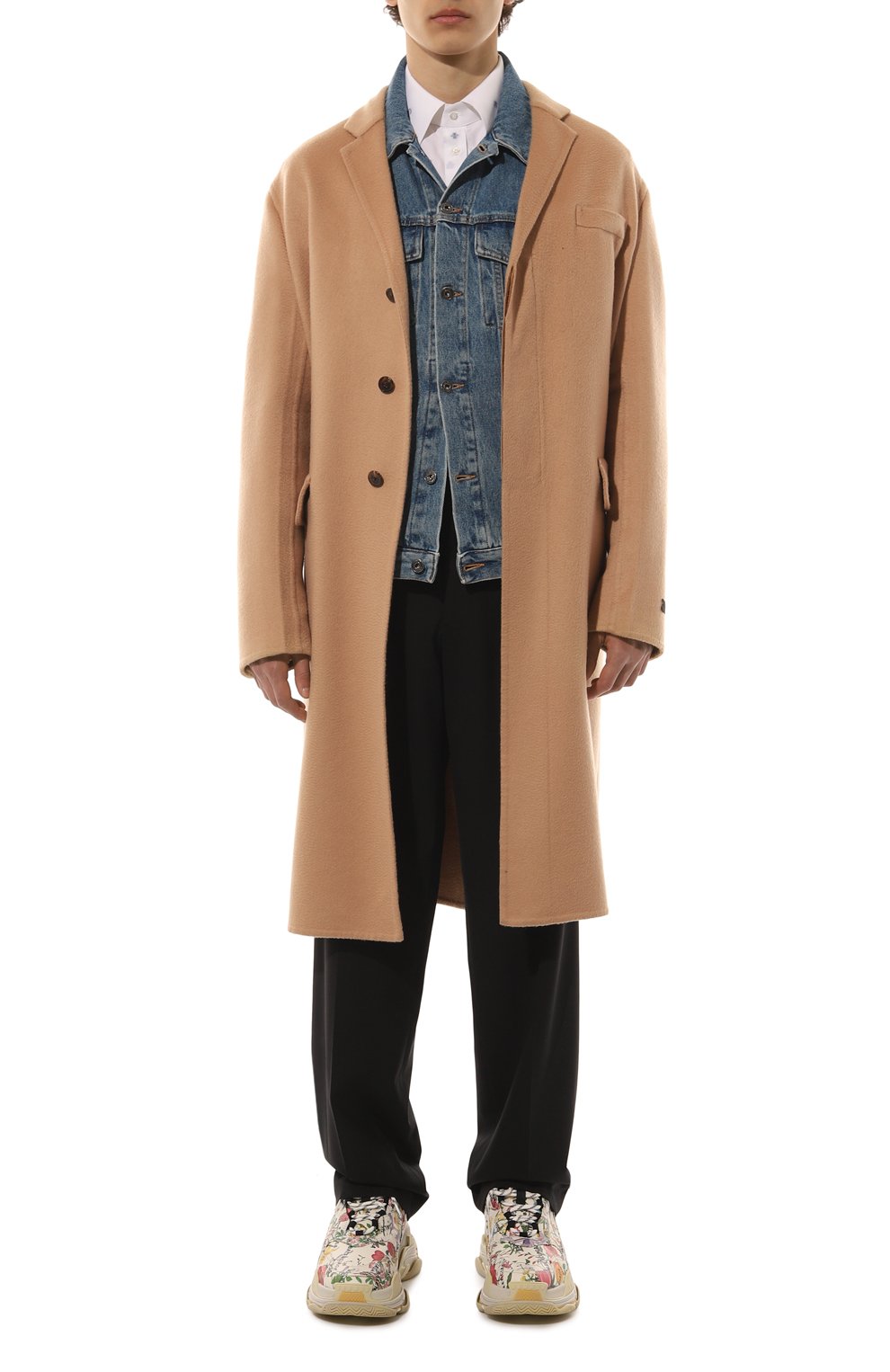 Кожаные кроссовки gucci x balenciaga triple s the hacker project GUCCI, арт. 681068 UL110, фото 2