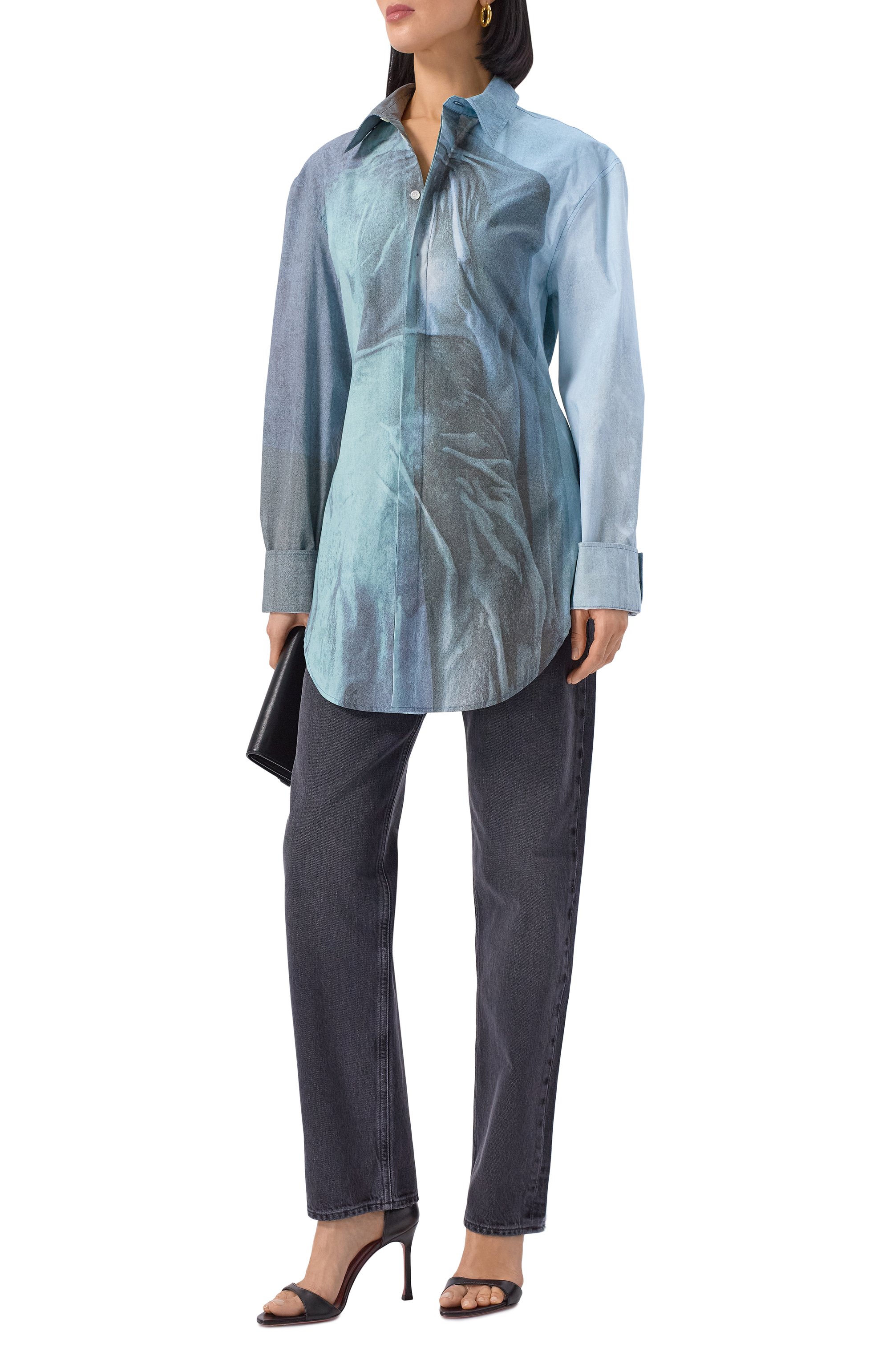 Хлопковая блузка JEAN PAUL GAULTIER, арт. 25/03-W-ST031/W016P, фото 2