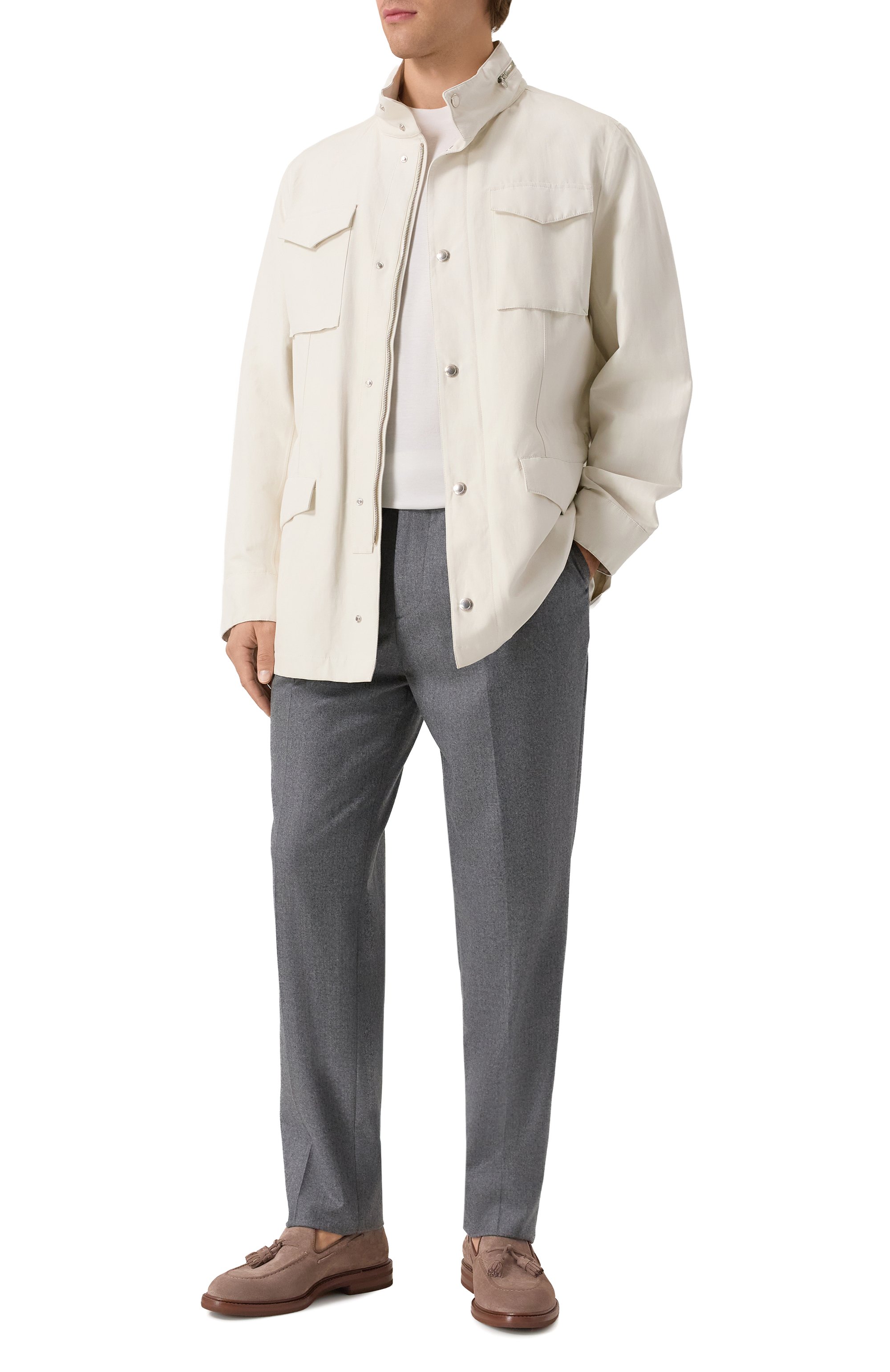 Замшевые лоферы BRUNELLO CUCINELLI, арт. MZUPEAK791, фото 2