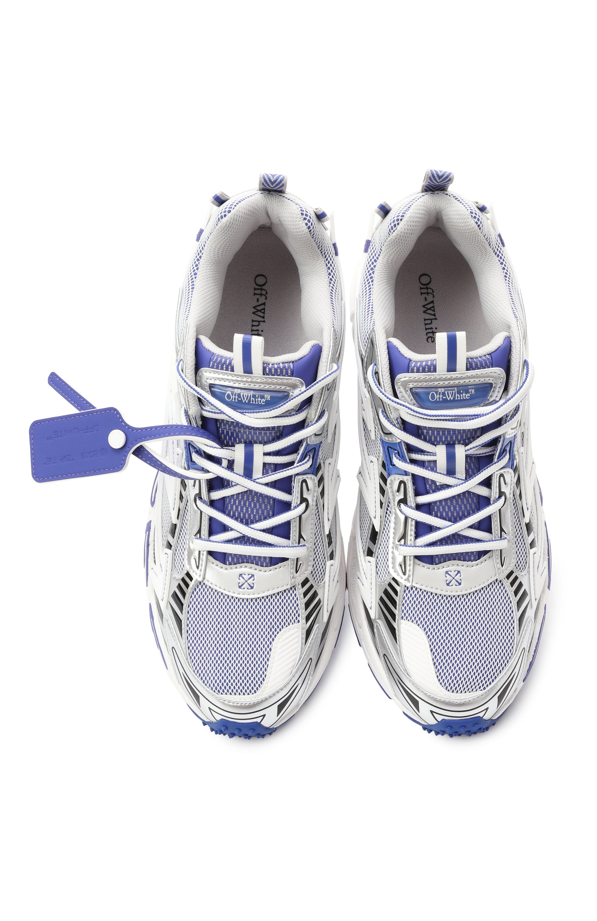 Комбинированные кроссовки be right back OFF-WHITE, арт. 0MIA295S25FAB0054501, фото 6