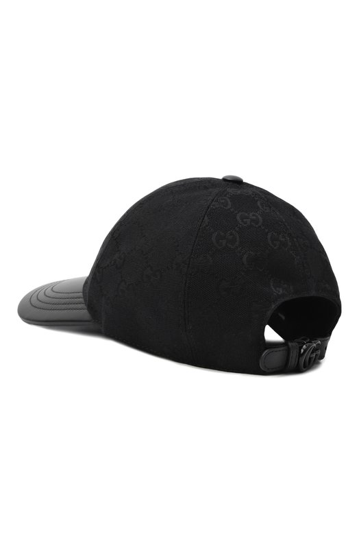 Хлопковая бейсболка Gucci 833272/3HBA0 Чёрный  833272/3HBA0 Фото 2