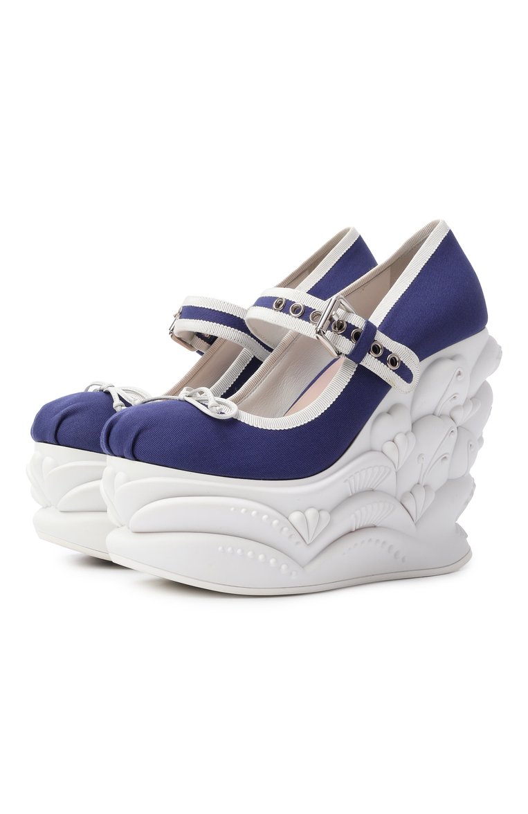 Текстильные туфли MIU MIU, арт. 5IZ024-3R0D-F0589-D130, фото 1