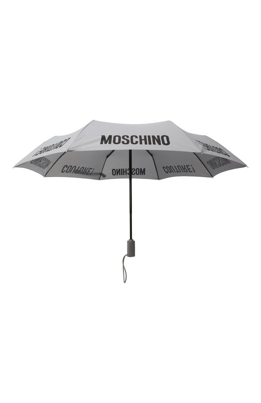 Складной зонт Moschino 8983 0PENCL0SE Серый  8983 0PENCL0SE Фото 3