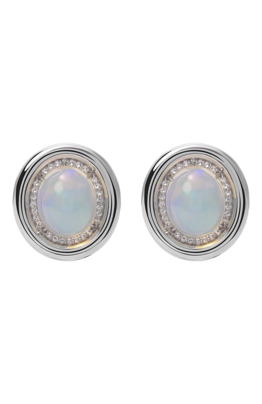 Серьги с опалами и топазом Moonka OPL-925SL-EA00-OPL Серебряный OPL-925SL-EA00-OPL