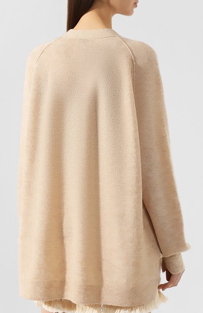 Кардиган ACNE STUDIOS светло-бежевого цвета по цене 28850 руб., арт. A60063, фото 4 Кардиган ACNE STUDIOS, арт. A60063, фото 4