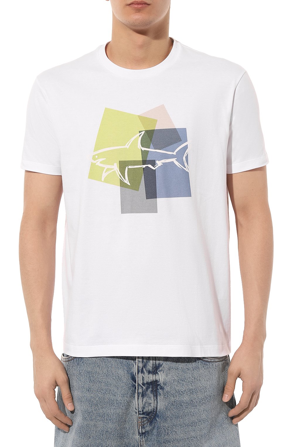 Хлопковая футболка PAUL&SHARK, арт. 24411073, фото 3