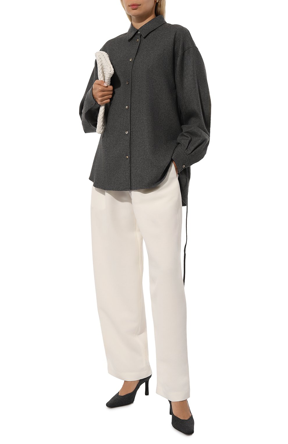 Шерстяная рубашка LE17SEPTEMBRE, арт. LS2479SH003EGR, фото 2