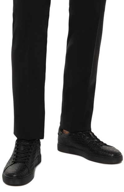 Кожаные кеды EMPORIO ARMANI, арт. X4X670/XD432, фото 3