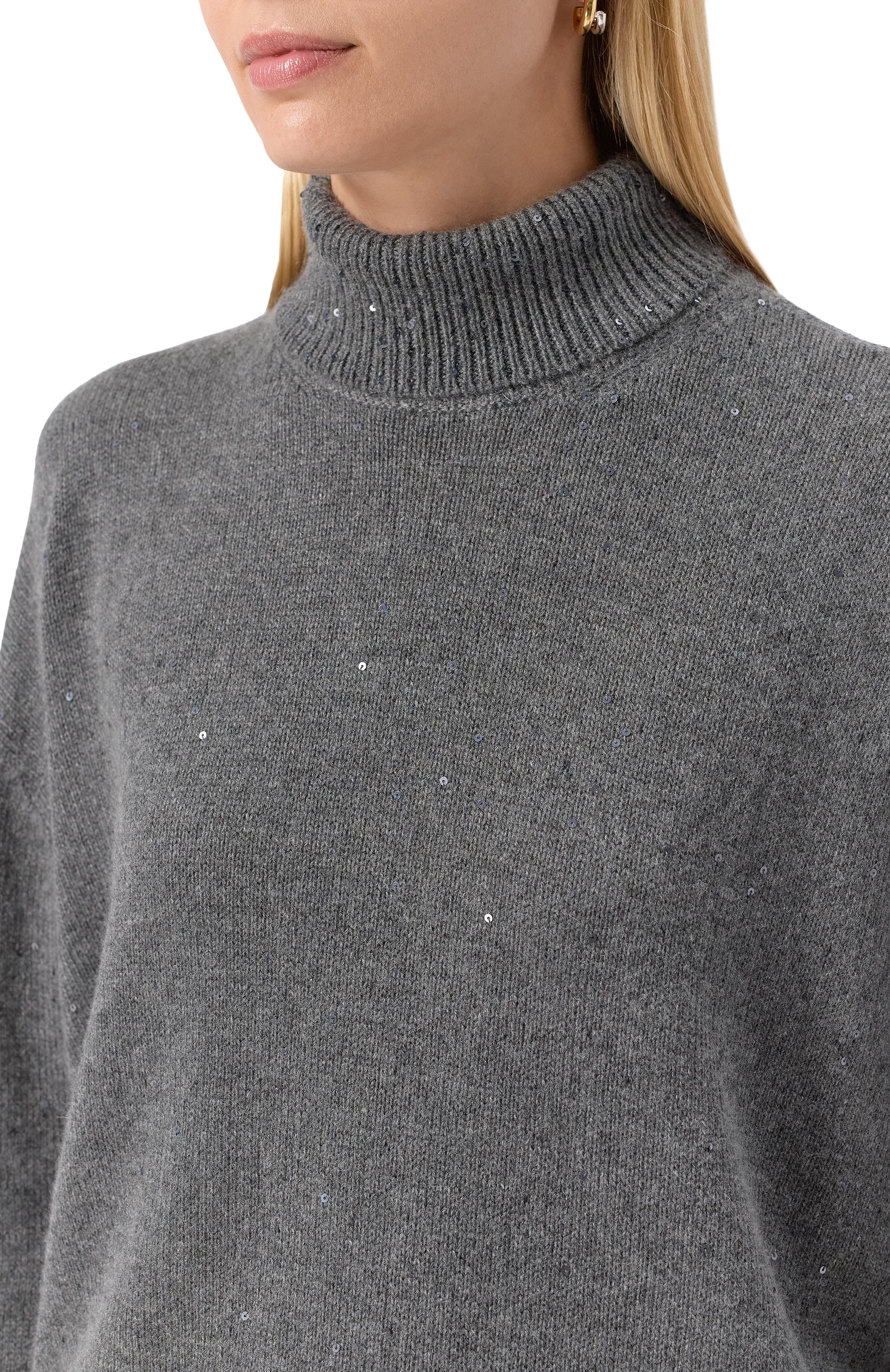 Свитер из кашемира и шелка BRUNELLO CUCINELLI, арт. M73539914, фото 5