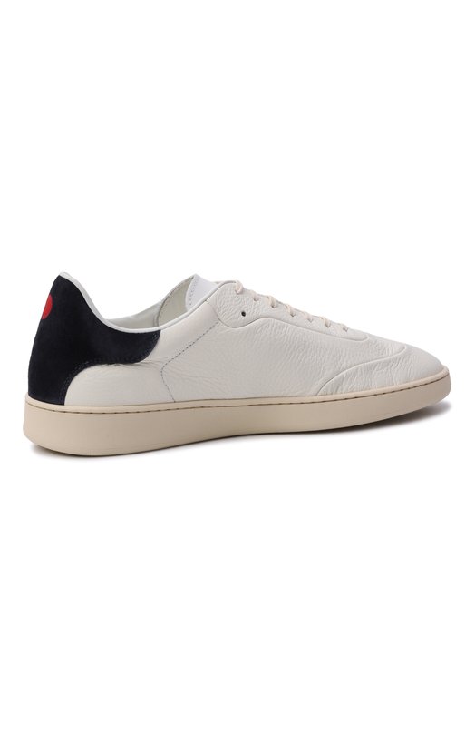 Кожаные кеды Kiton USSA415N01396 Белый  USSA415N01396 Фото 4