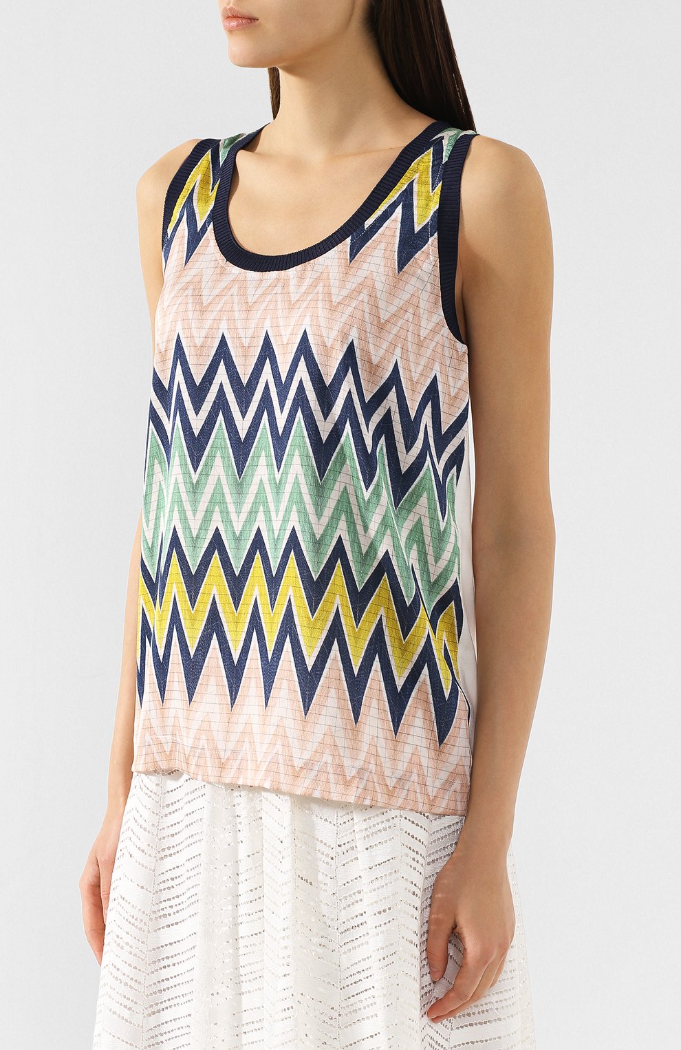 Топ M MISSONI разноцветного цвета по цене 11550 руб., арт. 2DJ00051/2J000H, фото 3 Топ M MISSONI, арт. 2DJ00051/2J000H, фото 3